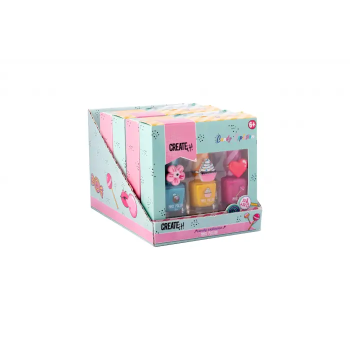 Create İt! Oje Ve Yüzük Seti - Cupcake - Candy Explosion