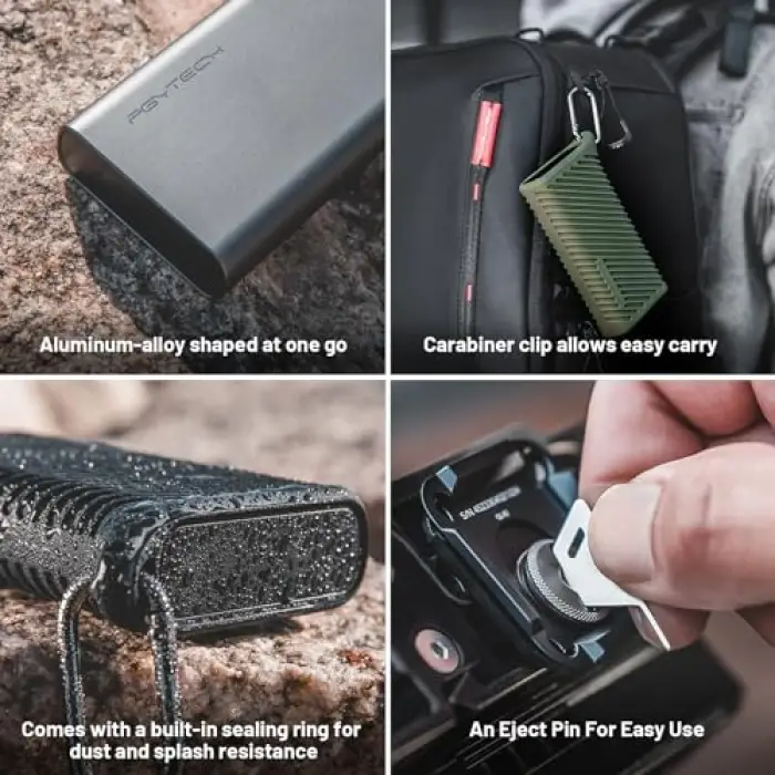 CreateMate USB 3.2 CFexpress-A ve SD Kart Okuyucu, 10 GBps, Siyah