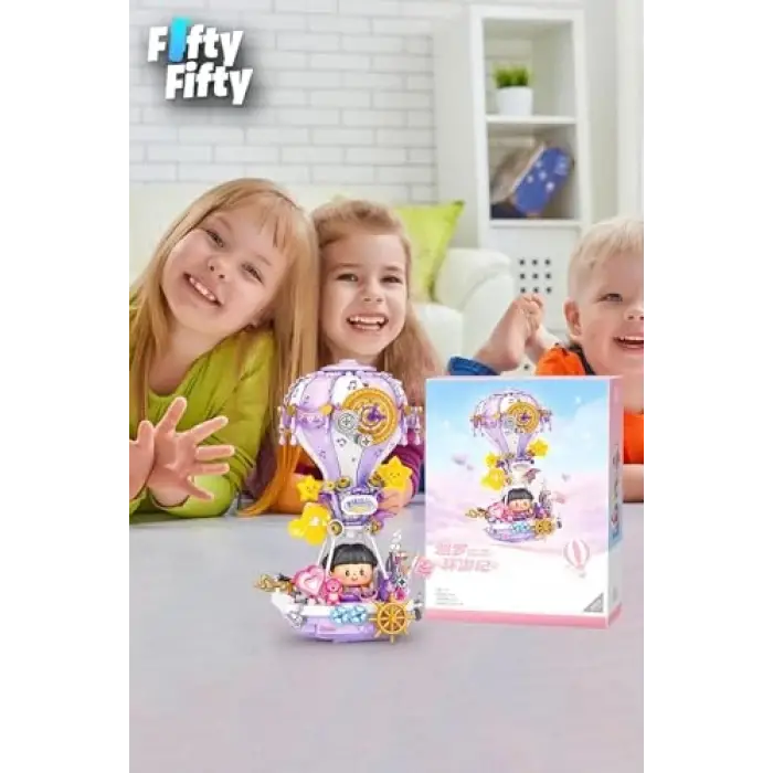 Creative Serisi Mor Hava Balonu, 666 Parça Oyuncak Yapım Seti Fflz-4111