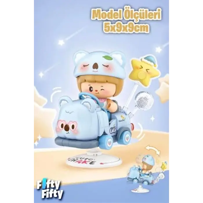 Creative Serisi Sallanan Mavi Koala Modeli 188 Parça Oyuncak Yapım Seti Fflz-4304