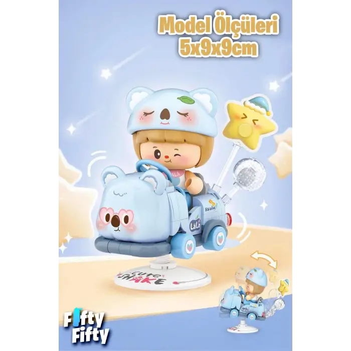 Creative Serisi Sallanan Mavi Koala Modeli 188 Parça Oyuncak Yapım Seti Fflz-4304