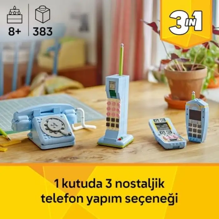 Creator 3ü 1 Arada Retro Telefon 31174