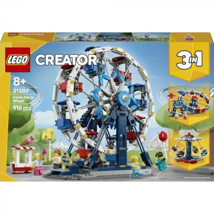 Creator 3’ü 1 Arada İkonik Dönme Dolap 31389 Yapım Seti