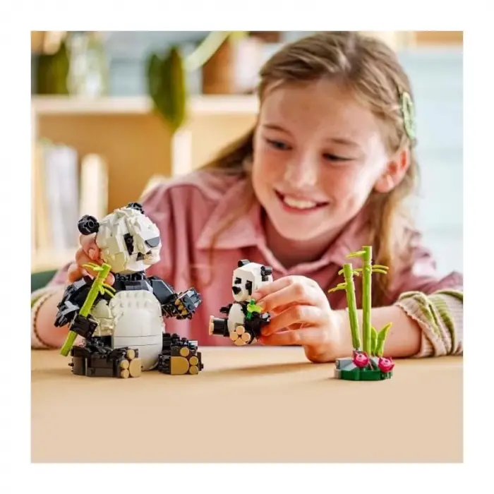Creator 3’ü 1 Arada Vahşi Hayvanlar: Panda Ailesi 31165 Yapı Seti