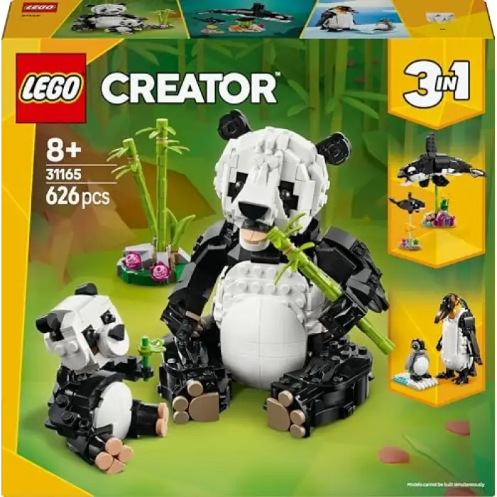 Creator 3’ü 1 Arada Vahşi Hayvanlar: Panda Ailesi 31165 Yapı Seti