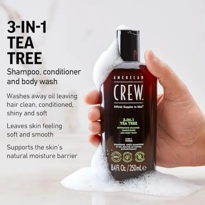 Crew 3In1 Tea Tree, 250 ml; 8.45Oz