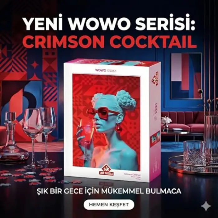 Crimson Kokteyl 1000 Parça Yapboz