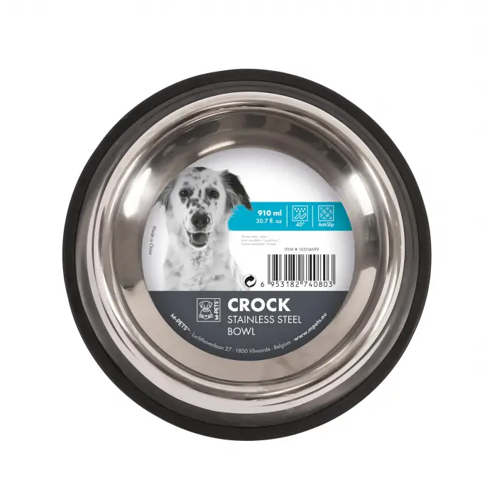 Crock Paslanmaz Çelik Mama Kabı (L)