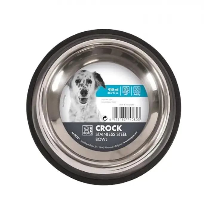 Crock Paslanmaz Çelik Mama Kabı (L)