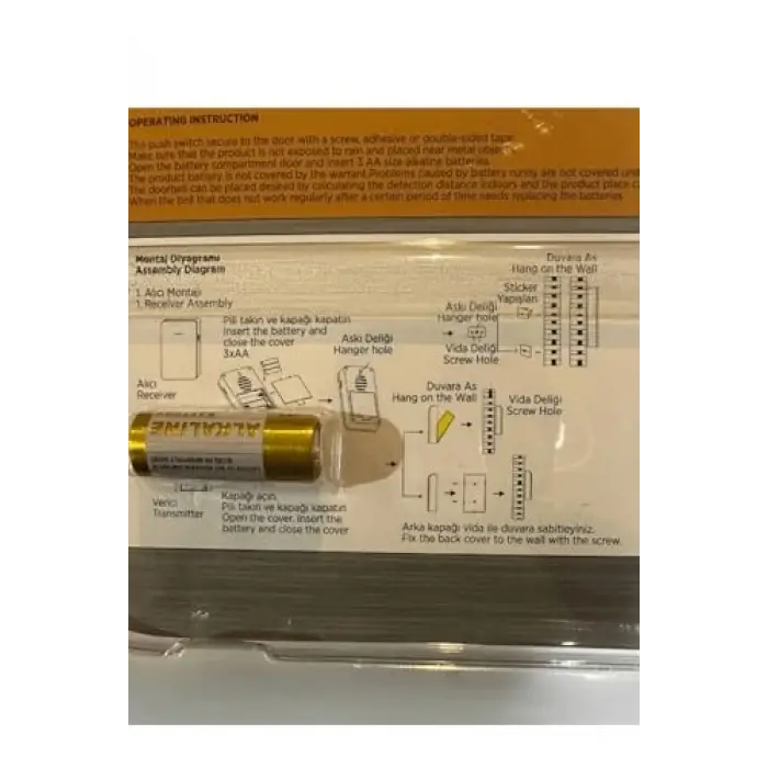 Ct-104 Kablosuz Kapı Zili