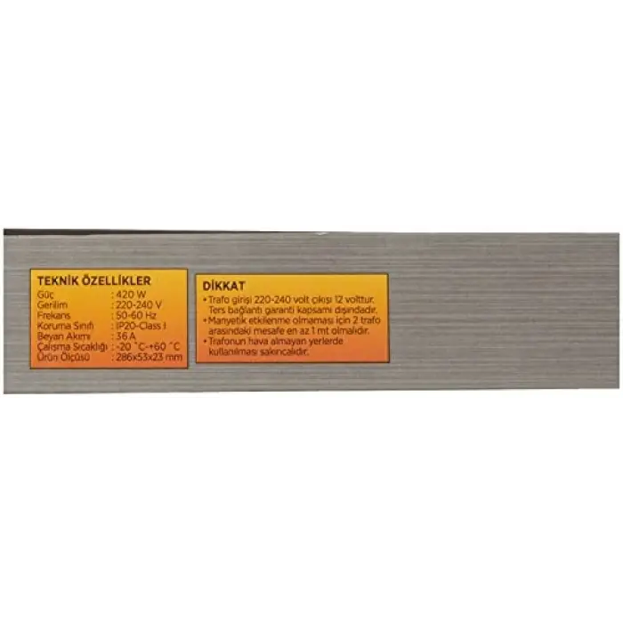 CT-2570 33 Amper Şerit LED Trafosu (400w) (süper Slim)