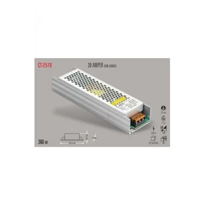 Ct-2578 30a Slim Led Trafosu