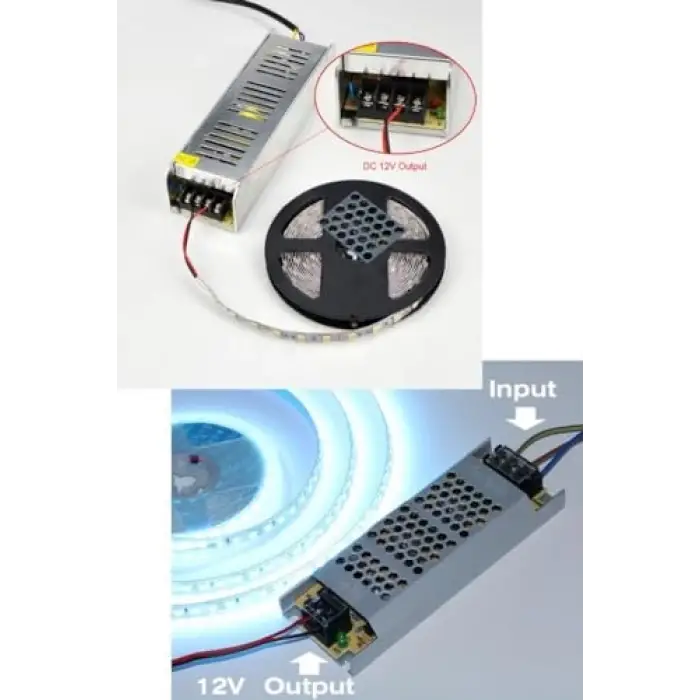 CT-2677 21 AMPER KLEMENSLİ SLİM ŞERİT LED TRAFOSU