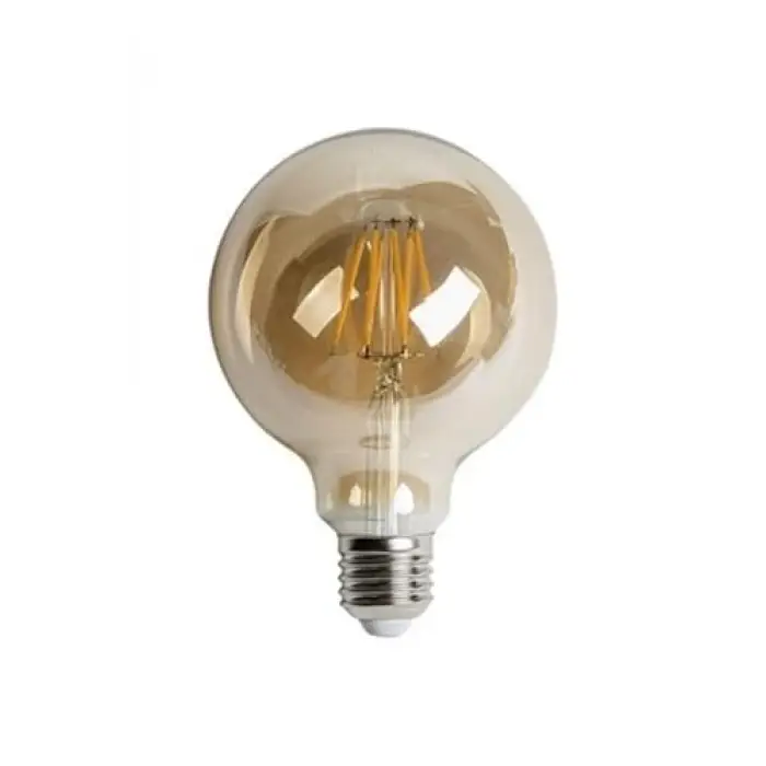 Ct-4286 6W Rustik Led G90 Glop Ampul E27 Amber