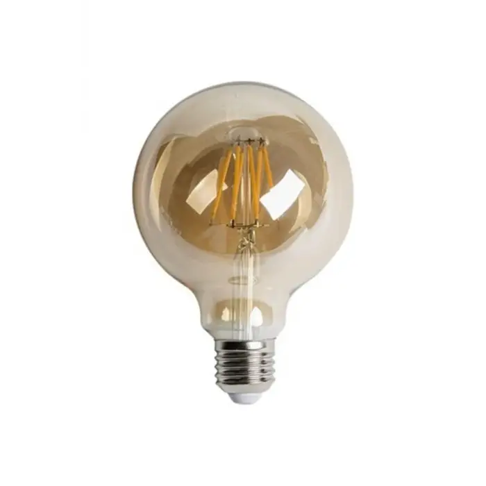 Ct-4286 6W Rustik Led G90 Glop Ampul E27 Amber