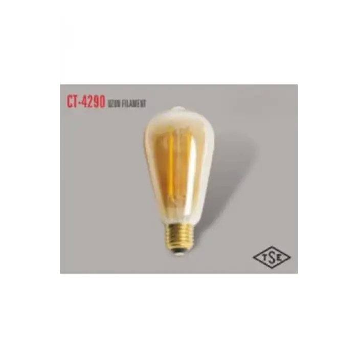 Ct-4290 8 W Rustik Led Ampül E27 2700K