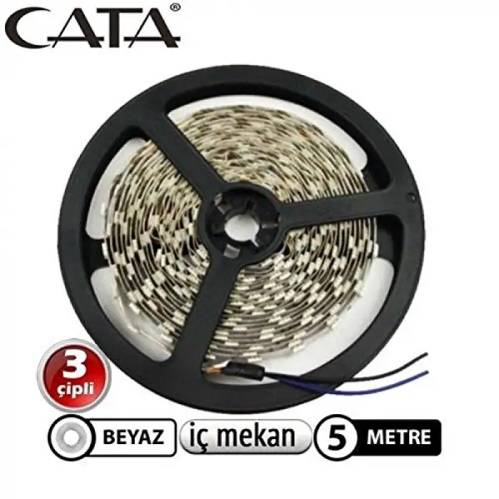CT-4480 3 Çip Şerit LED İç Mekan, Beyaz, 5 m
