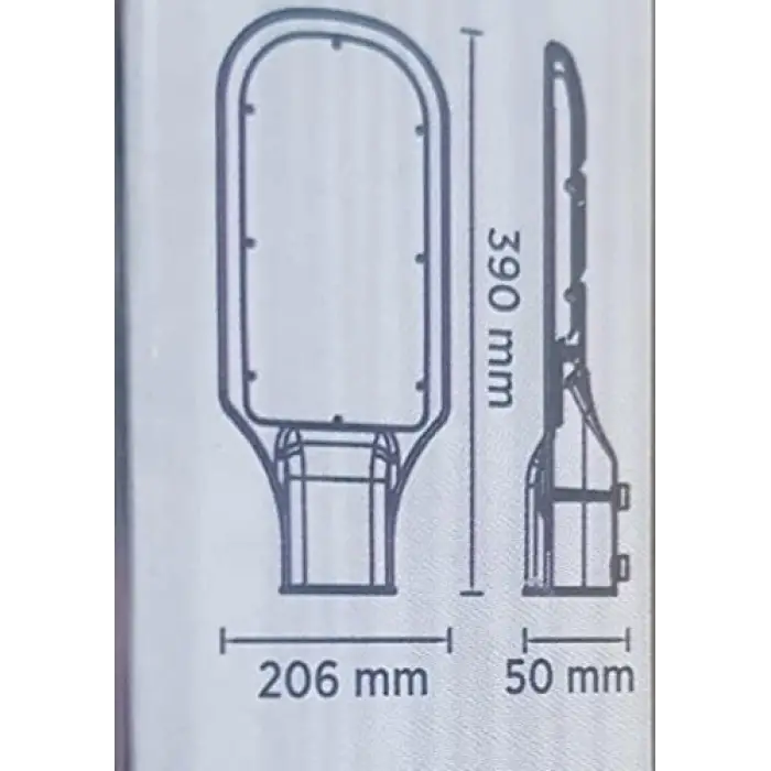 CT-4690 30W Solar Sensörlü Sokak Armatürü, Standart