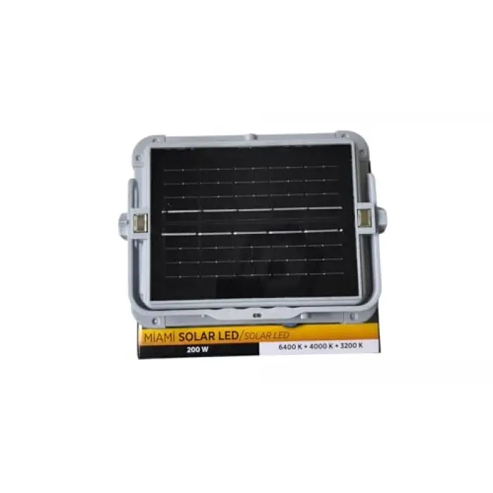 CT-4698 Miami Solar LED Projektör, Geliştirilmiş Panel ve Pil