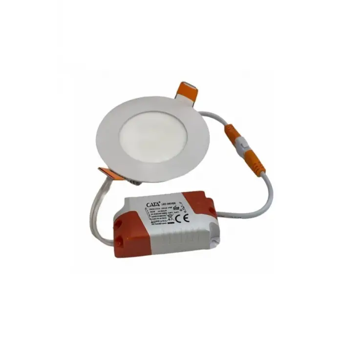 Ct 5144 10 Adet 3 Watt Slim Led Panel Beyaz Işık