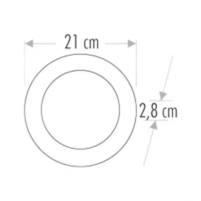 CT-5233B Sıva Üstü LED Panel, Standart