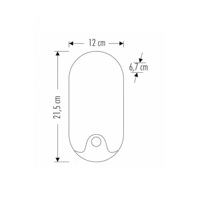 Ct-7093 Sensörlü Dekoratif LED Aplik, 12 W