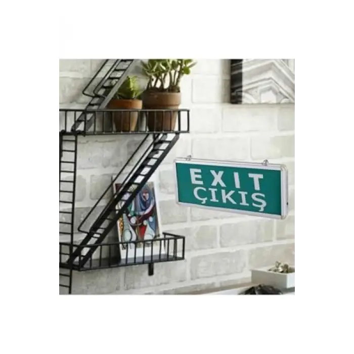 Ct-9175 Ledli Exit Armatür (3 Saat Şarjlı)