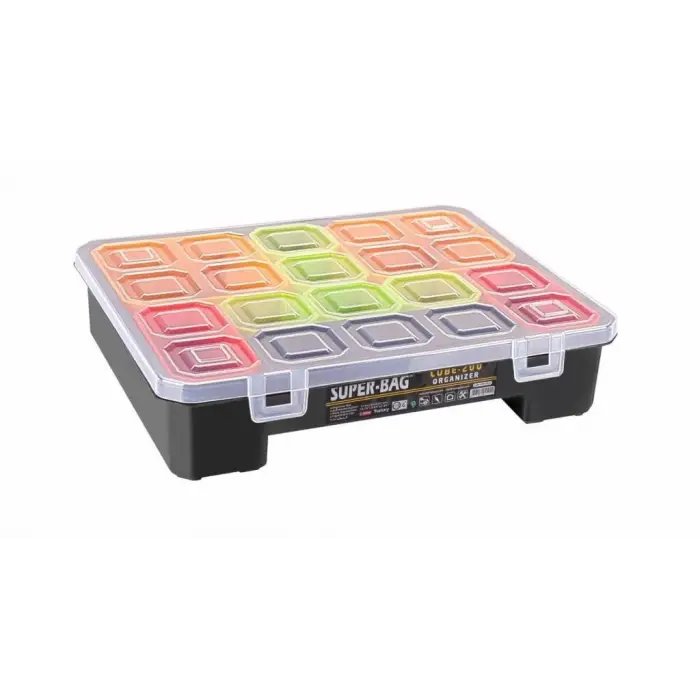 Cube-200 Organizer Balıkçı Malzeme Kutusu