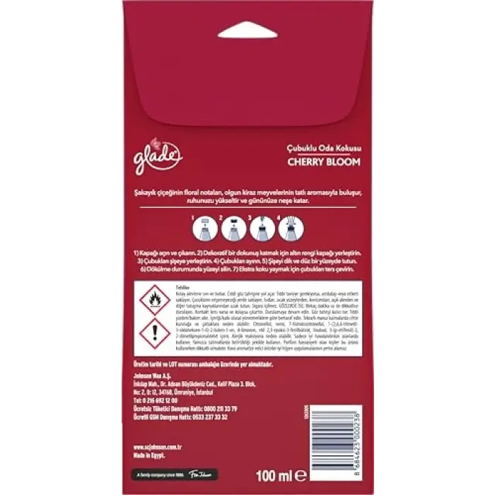 Çubuklu Oda Kokusu Cherry Bloom 100 ml