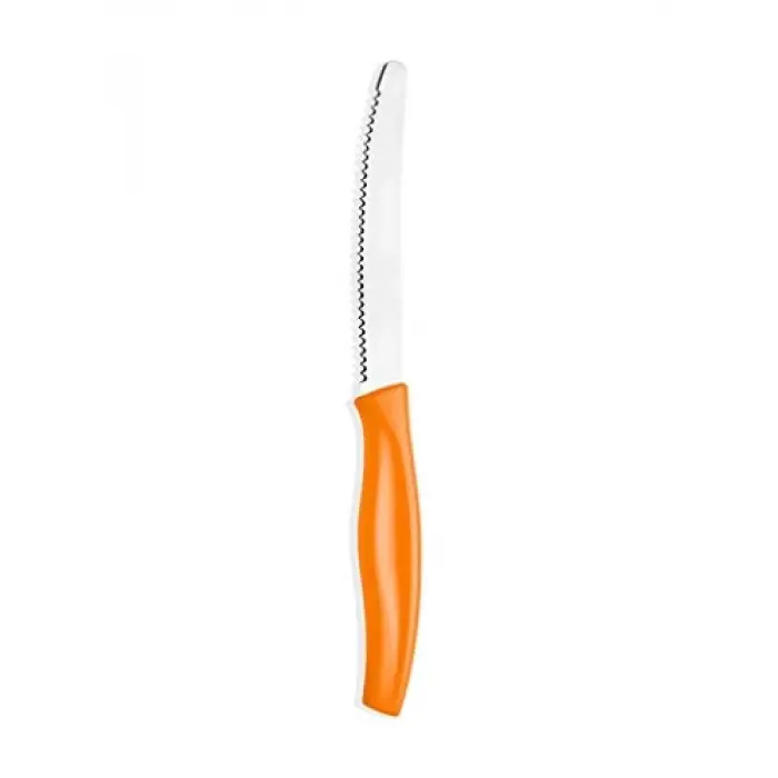 CUTT0026 Çelik Mutfak Bıçağı; Turuncu, 13 Cm
