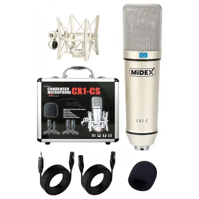 CX1 Profesyonel Üst Seviye Condenser Stüdyo Mikrofonu