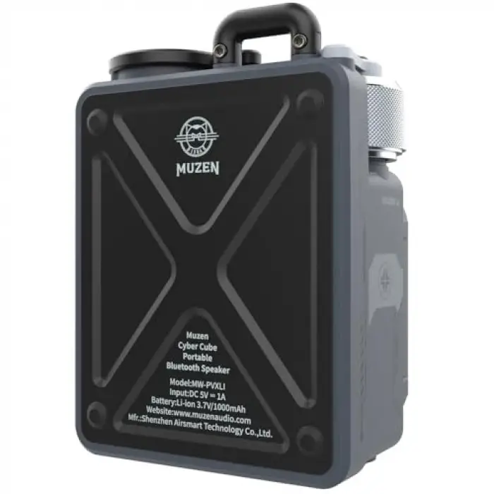Cyber Cube Premium Grey RGB Bluetooth hoparlör