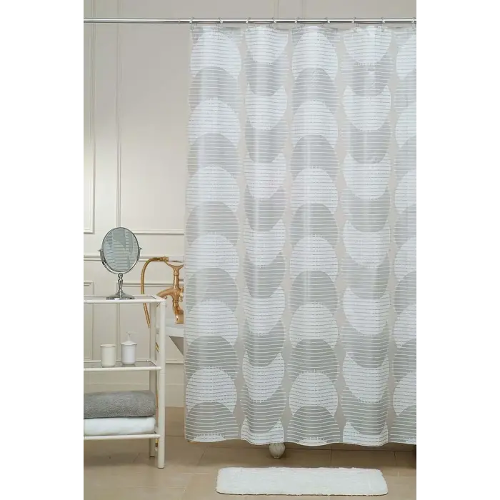 D-15202 Dolunay Banyo Perdesi 180 * 200 Pvc