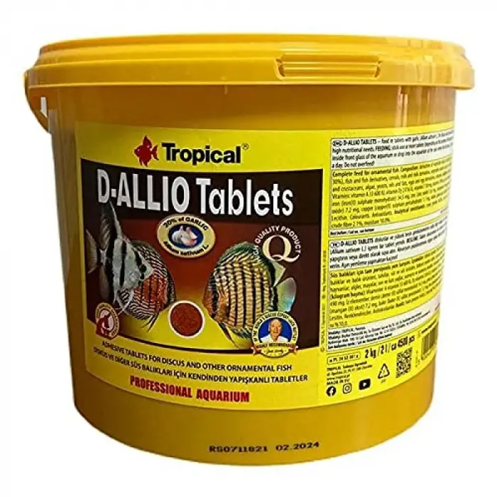 D-Allio Plus Tablet, 250 adet Kovadan Bölme