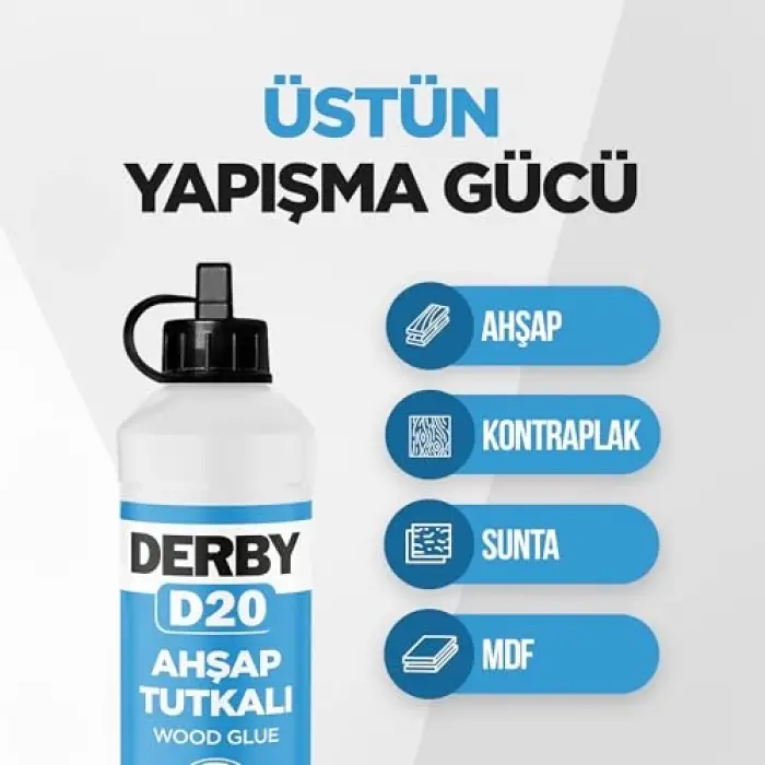 D20 Şeffaf Ahşap Tutkalı - 500g