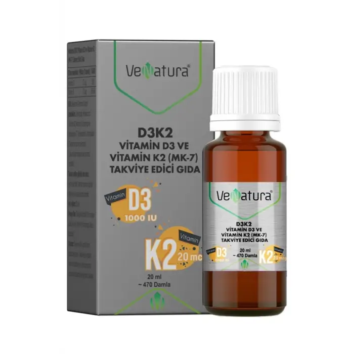 D3 K2 Damla 20 ml