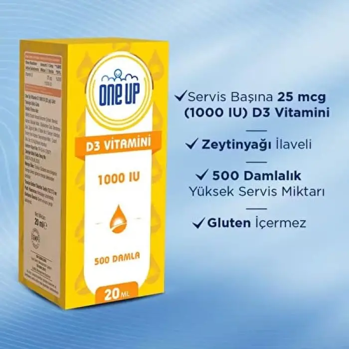 D3 Vitamini 1000 IU 20 mL Damla