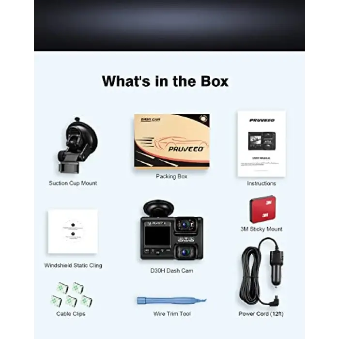 D30 Wi-Fi 4K Araç Kamerası