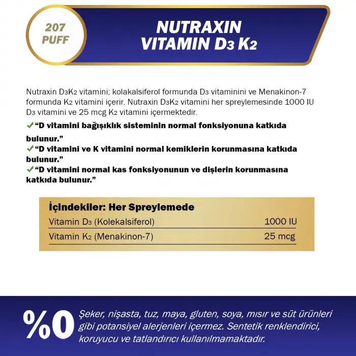 D3K2 Vitamin 30 ml