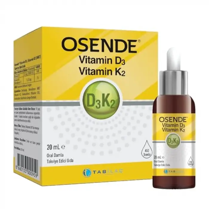 D3K2 vitamini damla, 20 ml