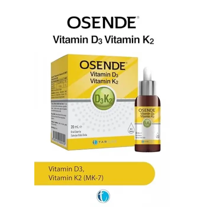 D3K2 vitamini damla, 20 ml