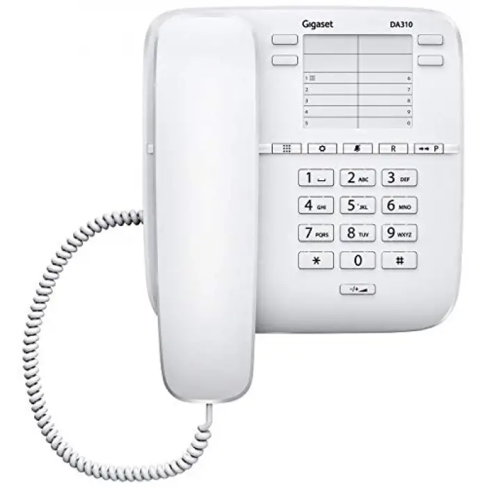 DA310 Beyaz Kablolu Telefon