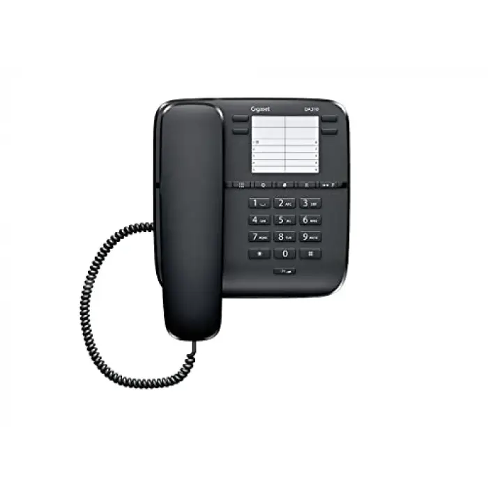 DA310 Siyah DA310 Siyah Kablolu Telefon Siyah