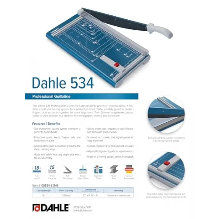 Dahle 534 Kollu Giyotin