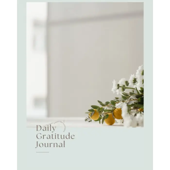 Daily Gratitude Journal with 10 Different Motivational Templates