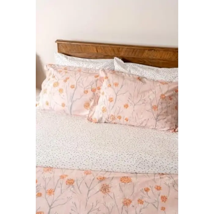 Daisy Çift Kişilik Nevresim Takımı, Pembe