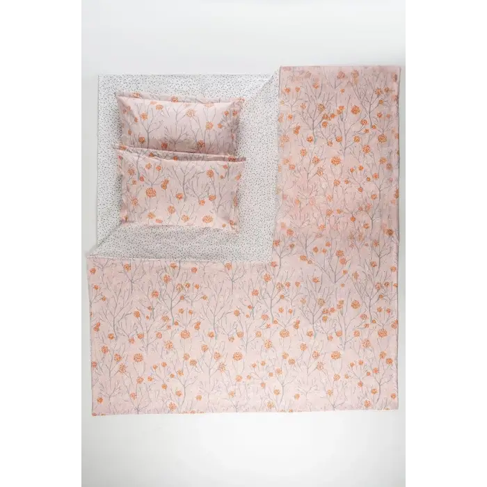 Daisy Çift Kişilik Nevresim Takımı, Pembe