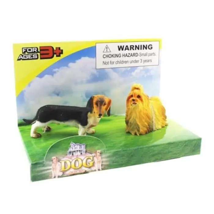 Dakhund ve YorkshireTerrier Model Hayvan Köpek