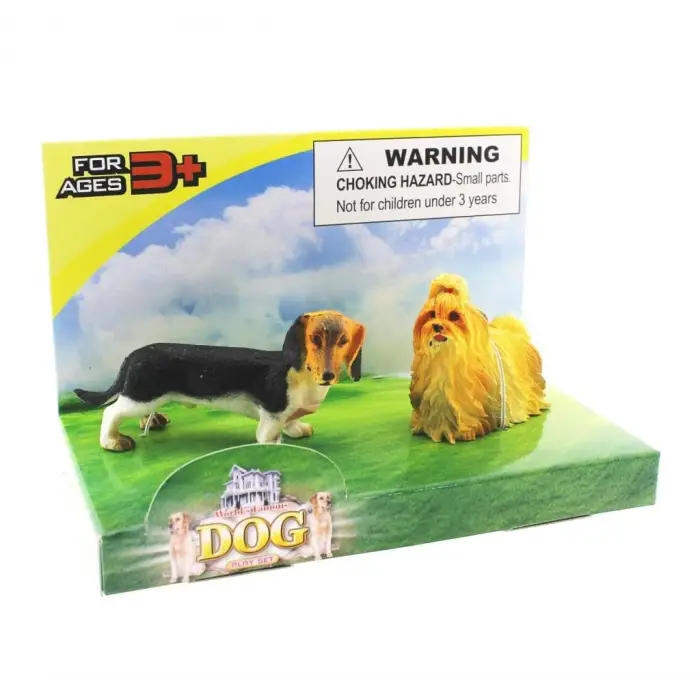 Dakhund ve YorkshireTerrier Model Hayvan Köpek
