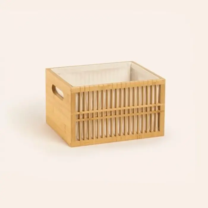 Dalı Natural Bambu Sepet 27x22x17 Cm